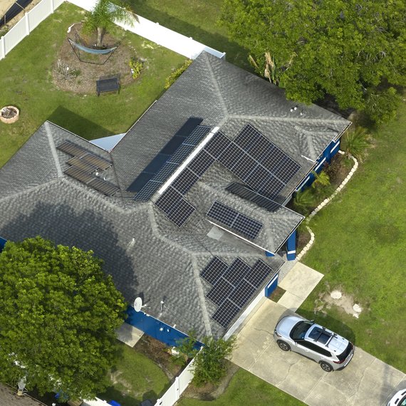 Roof before solar installation