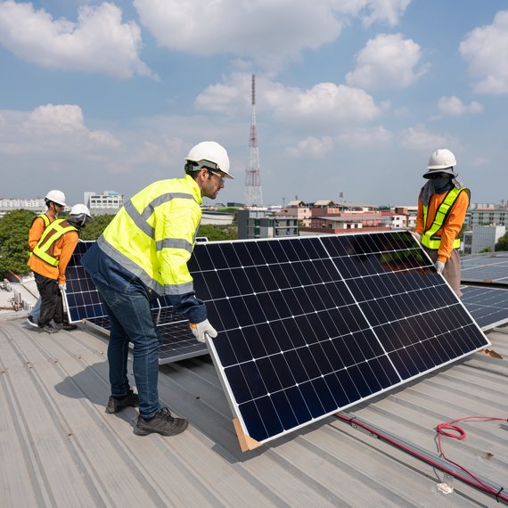 Rural ground-mount solar array